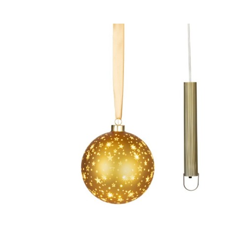 SFERA 15 LED STELLINE ORO D.14 2